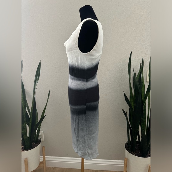 Helmut Lang Beam Shift Hi-Low Midi Dress - Picture 6 of 9